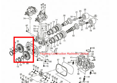 comprar 3100993 / 3100994 accesorios del excavador de Hitachi del engranaje de la pompa hydráulica online manufacture