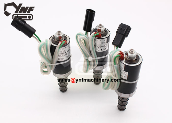 comprar Válvula solenoide hidráulica SK200 para excavadora Kobelco YN35V00018F1 online manufacture