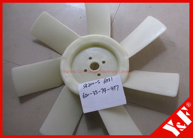 comprar Cuchilla plástica del ventilador del motor de los recambios del excavador del motor del OEM Kato Kobelco SK200-5 6D31 ME018185 online manufacture