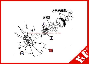 comprar Cuchilla del ventilador del excavador de KOMATSU online manufacture
