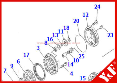 comprar Piezas del excavador de BR210 BR200 KOMATSU, montaje del engranaje de TZ263B1104-00 TZ263B1204-00 rv online manufacture