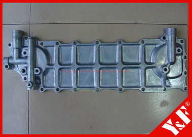 Cubierta 6150-61-2123 del refrigerador de aceite del motor S6D125 del excavador PC400-3