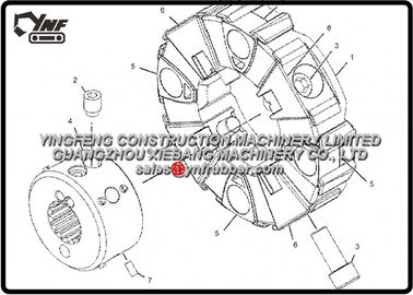 Excavador  330D 330D y 330D L EAH00001- PARA ARRIBA accionado por el sistema hydráulico 2870169 del motor C9