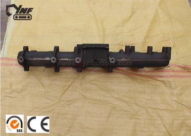 Múltiple de extractor inoxidable profesional de la pieza de acero fundido de las piezas del motor del excavador 6D14 6D16
