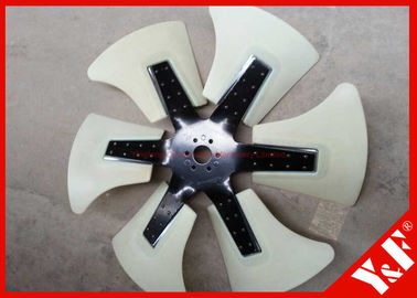 Cuchilla 600-635-7850 del ventilador de D65 6D125 para los recambios del excavador de KOMATSU PC300-6 PC400-6