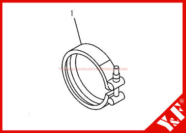 El excavador de KOMATSU parte el motor de la ABRAZADERA 6D102 de PC200-7 6732-81-8220