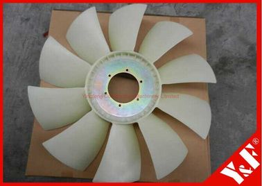 6 cuchilla 740-127-152-6T10 del ventilador del excavador de los recambios E320D del excavador de  de los agujeros