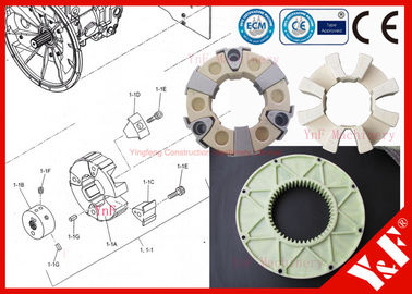 La rueda volante del motor de ISUZU 6HK1 del arreglo del acoplamiento del excavador montó el eje de la pompa hydráulica